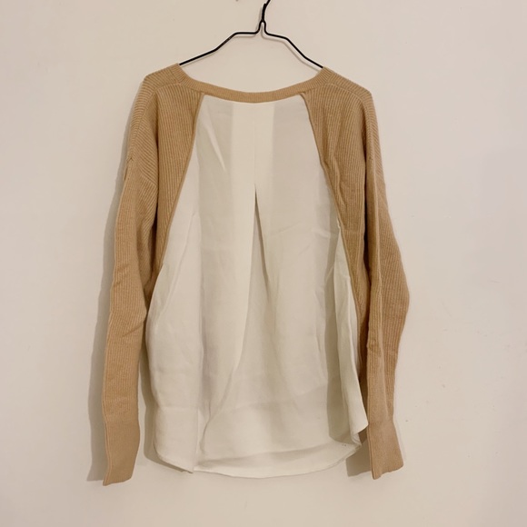 [Club Monaco] mixed media sweater - Picture 2 of 3